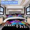 Gorilla Tag Cartoon Print Pattern Bedding,Quilt Set Quilt Cover Pillowcase Home Birthday Gift (1*duvet cover+2*pillowcase,without core)ZSJT0917155