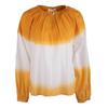 Tie and Dye Blouse 100% Cotton Nicolira Caramel Woman