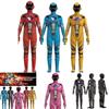 Kids Mighty Morphin Power Rangers Costume Jumpsuit For Halloween Or Cosplay Parties