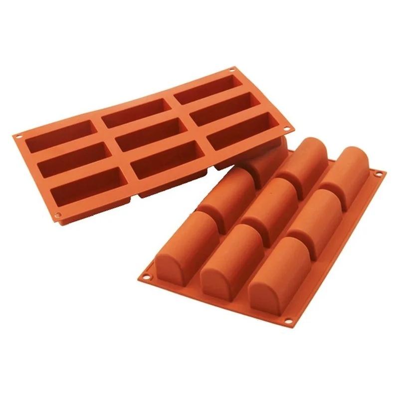 Protein Bars Pudding Butter Mould Rectangle Silicone Candy Molds For Baking Energy Bars Chocolate Bar Mold Kitchen Accessories