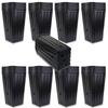 Nicheez Seedling Vinyl Large for Cultivation of Pot, Long, Deep, Pot, Planter, Square, Plastic, Capacity, (Set 20)
