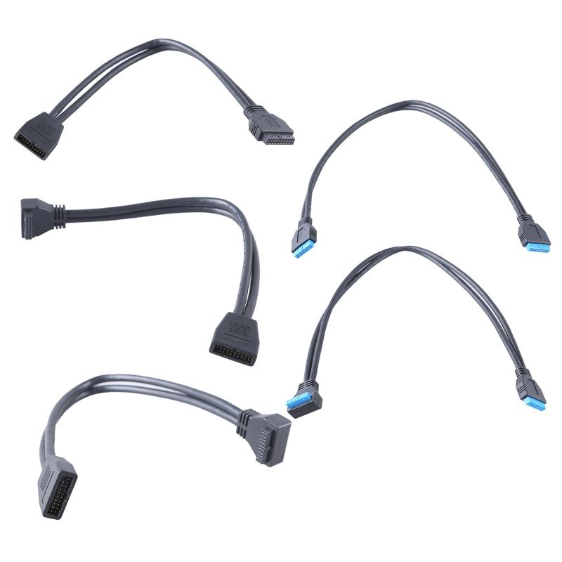 Chassis Motherboards 20Pin Cable Female to Female Male to Female Extension Cable 19Pin USB3.0 Cable Shielded