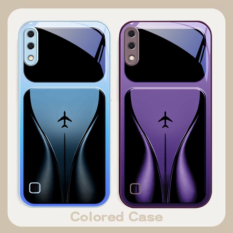 Самолет в постепенном полете Для Samsung A01 02 03 Core 04 05 06 10 12 13 14 5G 15 16 M02 12 Note 8 9 10 20 стекло Ультра чехол для телефона