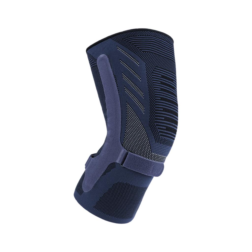 Compression Knee Brace Sleeves Breathable Knit Non-Slip Knee Support with Double-sided Spring Stabilizers