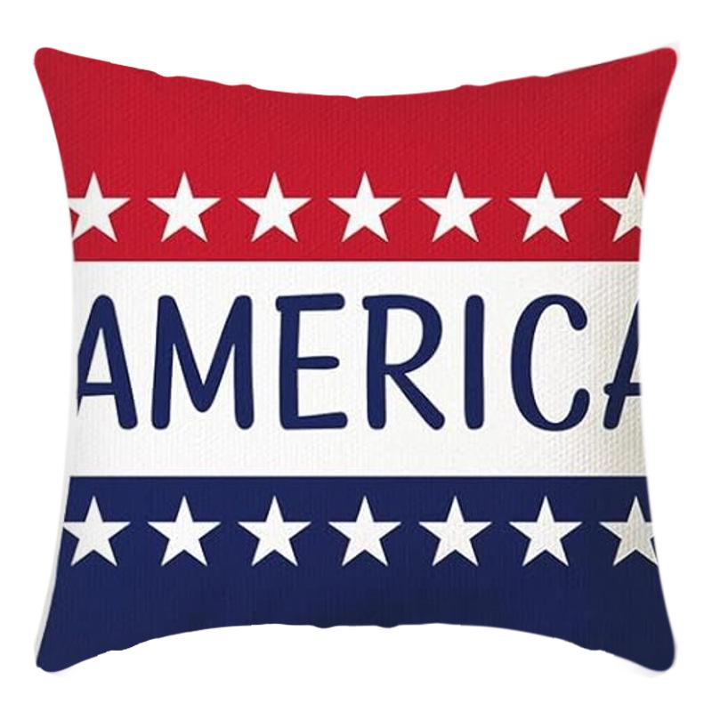 Новая наволочка-подушка ко Дню независимости, скандинавская льняная наволочка