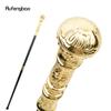 Золотая роскошная круглая ручка модная трость для вечеринки декоративная трость элегантная ручка для ходьбы трость 93 см