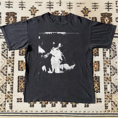 Deftones Субботняя Ночь Браслет Черный Хлопок Унисекс Футболка Ретро Рок-Группа Футболка