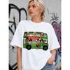 Comedy Cartoon Bus Design Men'S T-Shirt on The Buses Classic British Show Characters Unisex All Season Fun Gift for Fans Loose Fit Round Neck Fashion