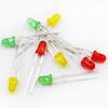 3mm High Brightness LED Light Beads - Red, Yellow, Blue, Green, Orange Diodes with Short Leads.