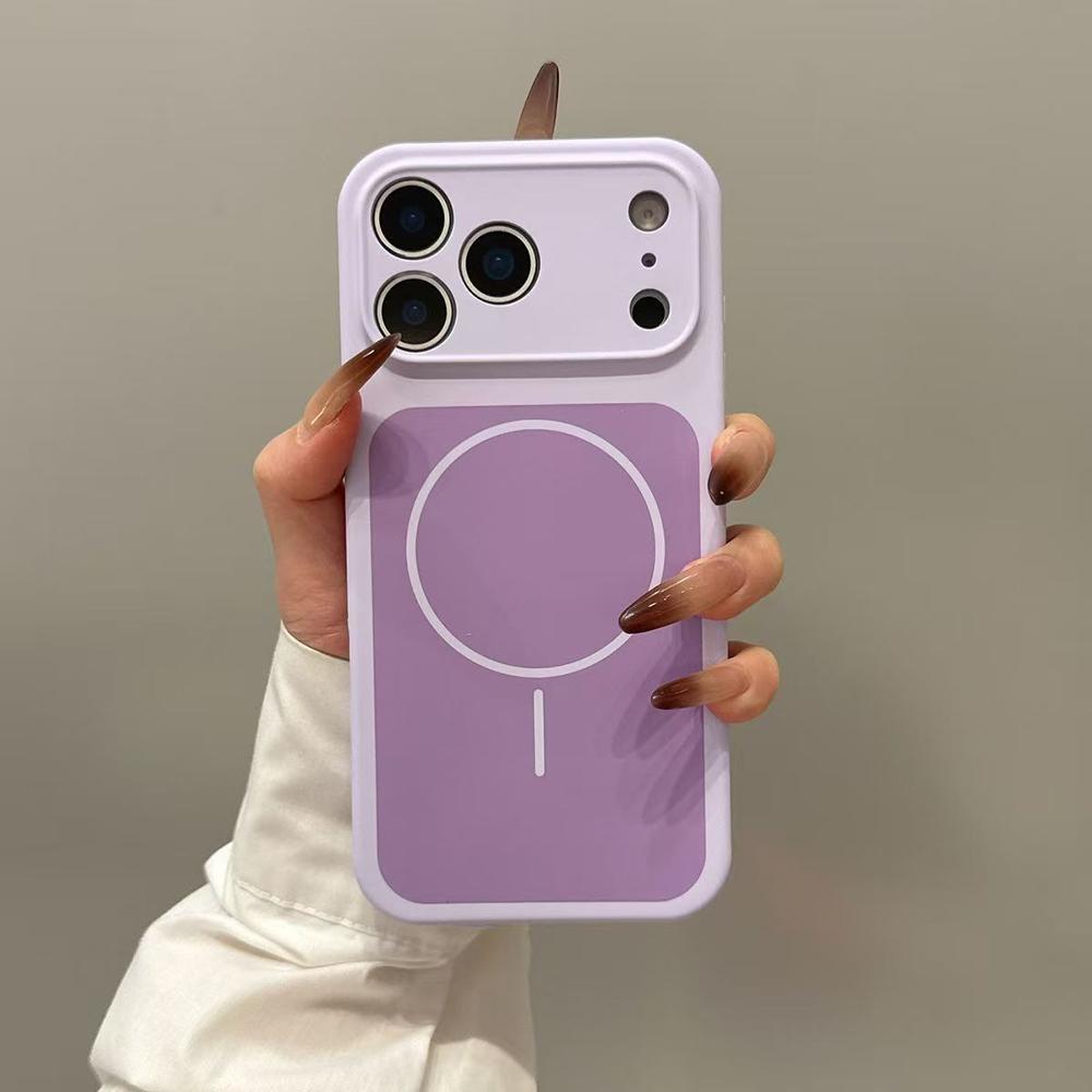 Оригинальный чехол из жидкого силикона чистого цвета для iPhone 17 Pro Max 17Pro 17 Air С крышкой для магнитной беспроводной зарядки Magsafe
