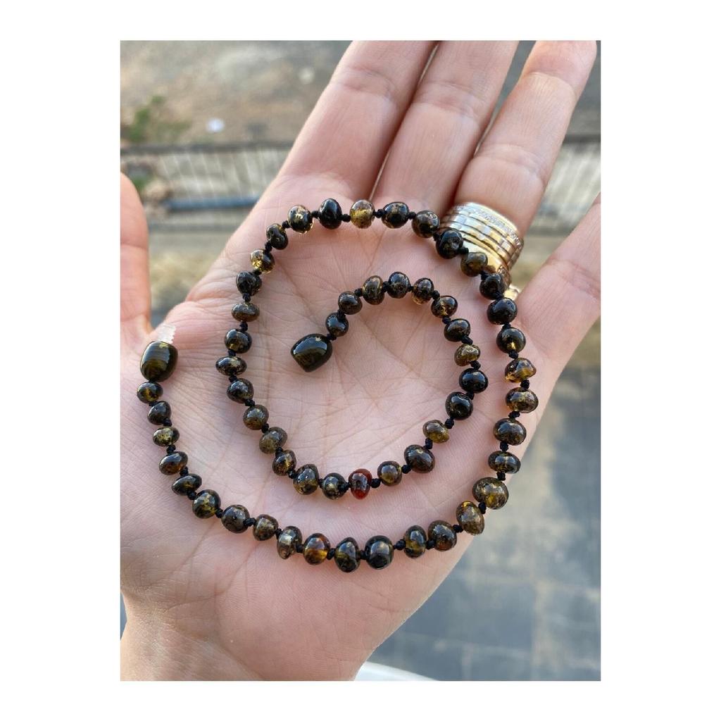 Ископаемая модель, ожерелье с янтарным зубом, оригинальное сертифицированное детское ожерелье