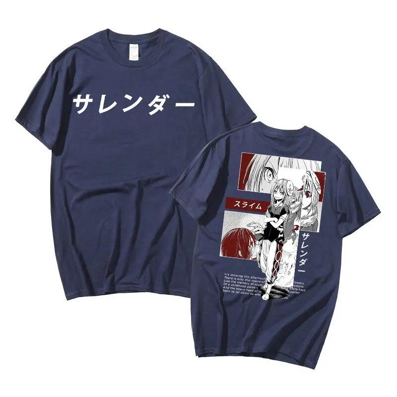 That Time I Got Reincarnated As A Slime Tshirt Anime Unisex Women T-shirt Short-sleeved Rimuru Tempest Unisexga Graphic T Shirt Male