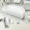 Polka Dot Pen Bag Shell Shape Pencil Pouch Multi Function Stationery Bag  School Office