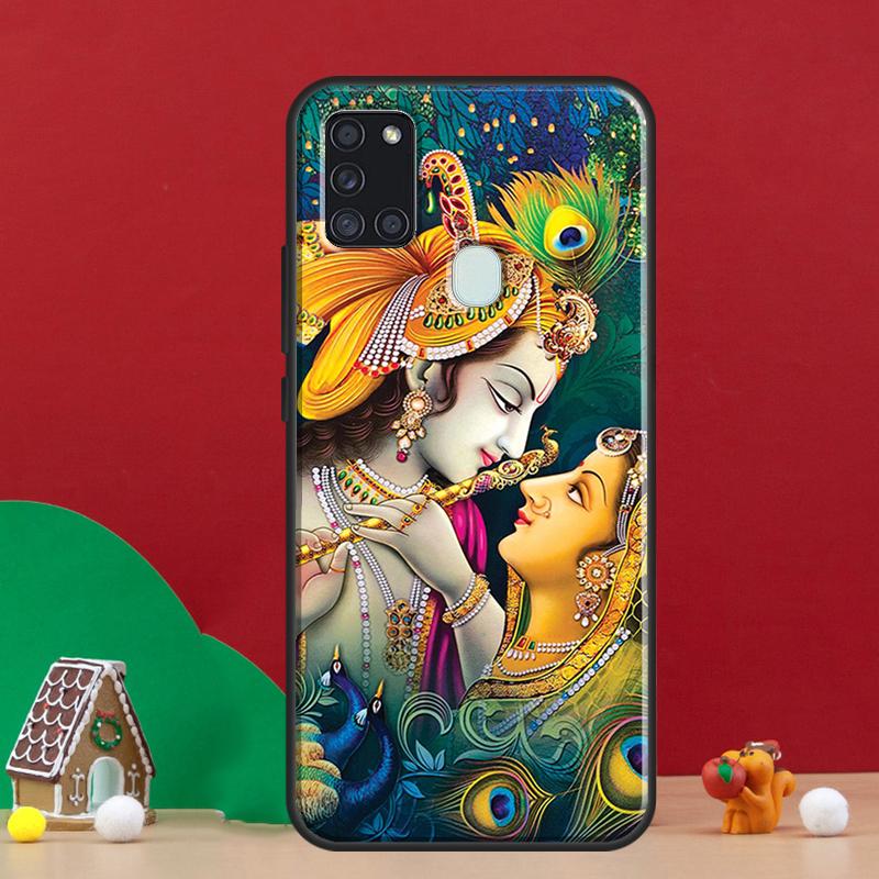 Indian God Lord Krishna Cover For Samsung Galaxy A54 A34 A14 A32 A12 A22 A52 A72 A13 A33 A53 A50 A52S A51 A71 Back Case