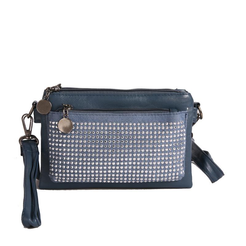 Женская маленькая квадратная сумка с бриллиантами, на плечо, кроссбоди