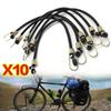10Pcs Elastic Bungee Cords Packaging Belt Straps With Hook Luggage Rope