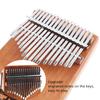 17 Key Kalimba Single Board Wood Thumb Piano Mbira Natural Mini Keyboard Instrument