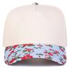 Two Tone Dad Hat Print Brim Trucker Hat Fashion Baseball Cap  Outdoor Sports