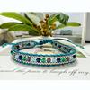 European & American Handmade Woven Crystal Retro Ethnic Friendship Bracelet for Women