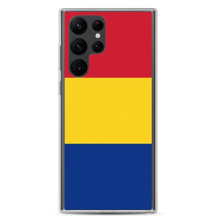 Coque Téléphone Drapeau Roumanie - Samsung Galaxy S22