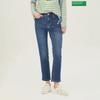 Benetton Space Waffen Straight Denim Pants Badpe1411