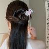 Exquisite Ancient Style Hair Stick Sweet Flower Headdress Flowers Pearl Tassel Hairpin  Hanfu