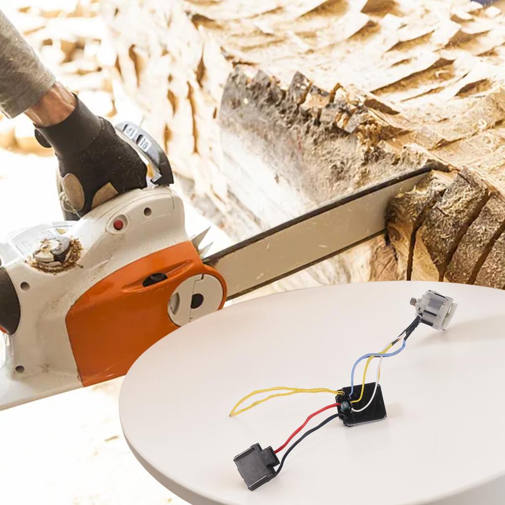 Chainsaw Motor With Pins Chainsaw Motor Assembly 14-Tooth Motor Reliable Operation High Performance Chainsaw Maintenance