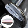 2PCS Transparent Auto Parts Rearview Mirror Protector Rain Eyebrow Visor Cover For BMW 1 2 3 4 Series M Power X1 X5 X6 F30 E90