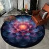 Luxury Mandala Pattern Round Shape Floor Mats Kitchen Hallway Runner Rug Bedroom Living Room Soft Carpet Non-slip Area Rug