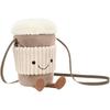 Jellycat Серия Забавных Предметов Кофейная Кружка Сумка-кроссбоди Кукла Плюшевая Кукла Высотой 22 см