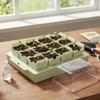 9 Deep Cells Seed Starter Tray Dual-Purpose Handles Gardening Tool Germination Kit Outdoor Garden