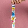Swatch Кварцевые часы 30м водозащита Повседневные часы 34мм Белый циферблат Корпус из био-основы Силиконовый ремешок Женские часы SO28Z116