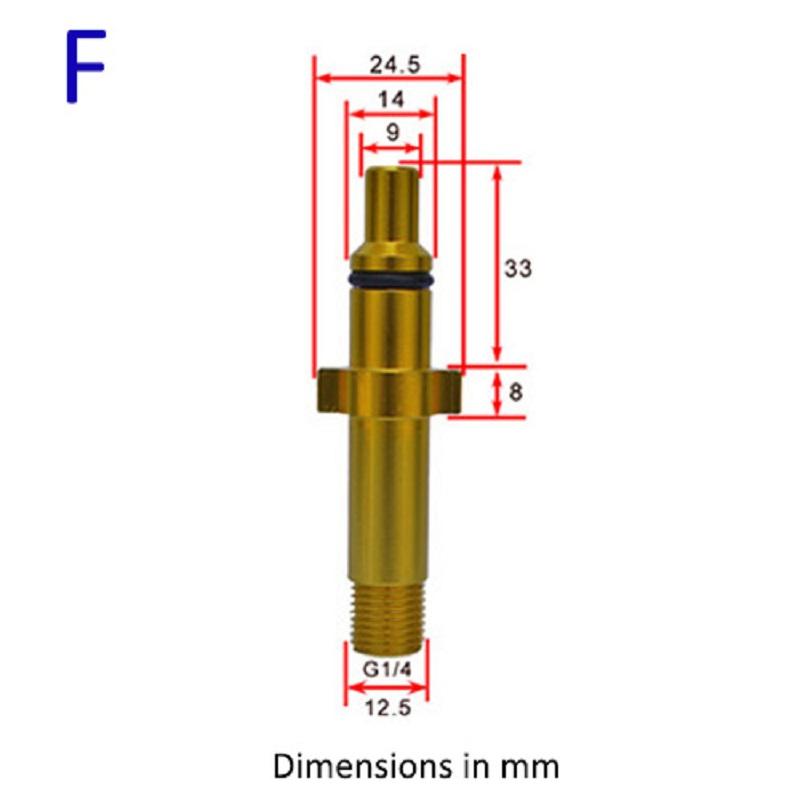 Metal Adapter Foam Nozzle Foam Generator Foam Gun High Pressure Washer Soap Foamer for Nilfisk Karcher Huter Elitech Lavor