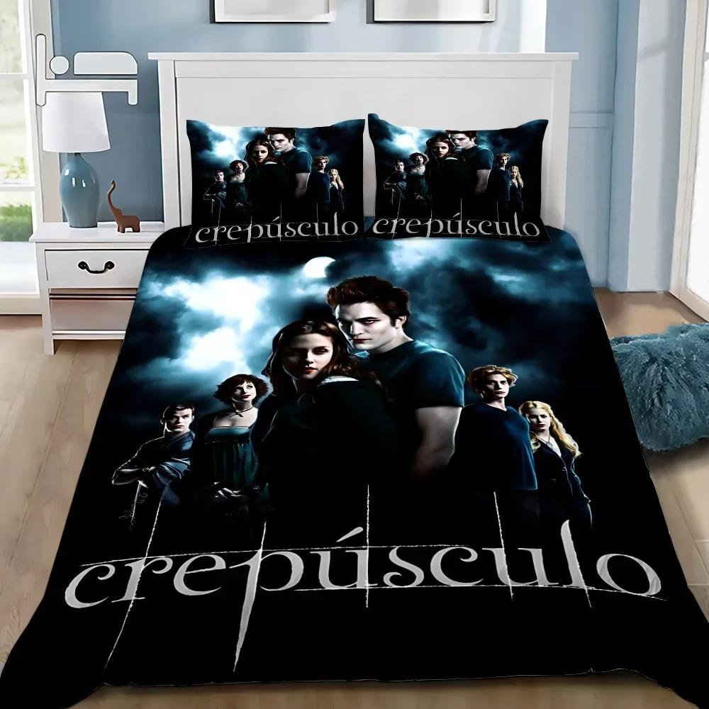 Exquisite The twilight Saga printed Bedding Set Duvet Cover Set 3pcs For Boys girls Adult Bedroom Decoration Single Twin Full