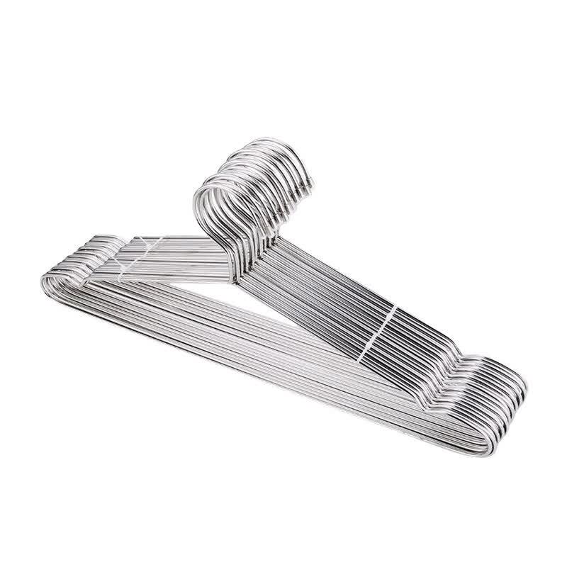 Ouyin Stainless Steel Hangers (10-Pack, 45cm)