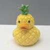 Fruit Duck Figurine Peach Pineapple Grape Strawberry Banana Resin Statue