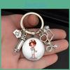 Dental Care Nurse Keychain With Medical Syringe And Stethoscope For Gift And Celebration