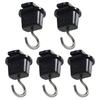 Aiwode Duct Rail Hanging Hooks, Lighting Fixture Wiring, Shop Line Hanging Hooks for Lighting Rails, Easy Installation, No Construction Required, Blac