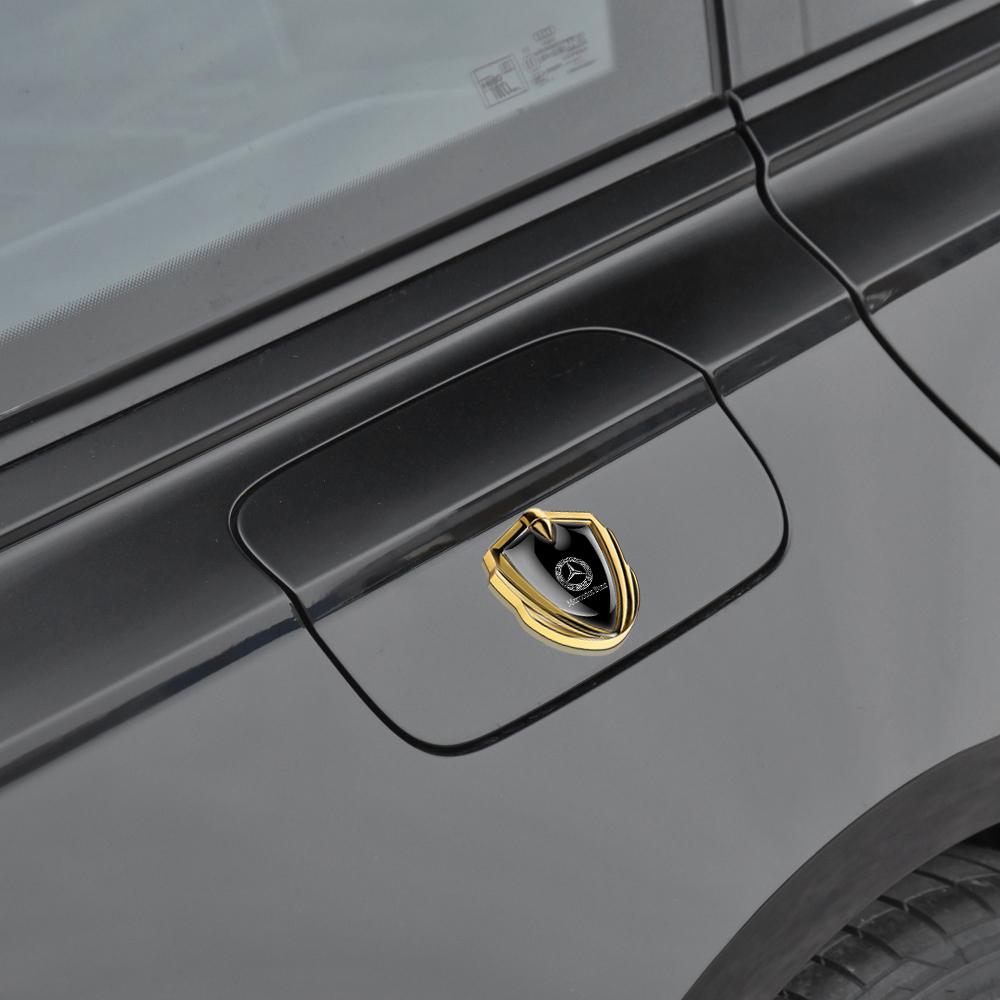 3D Металлическая Наклейка-Шилд на Крыло Автомобиля Значок Эмблема для Mercedes Benz AMG W124 W202 W203 W204 W210 W211 W212 W220