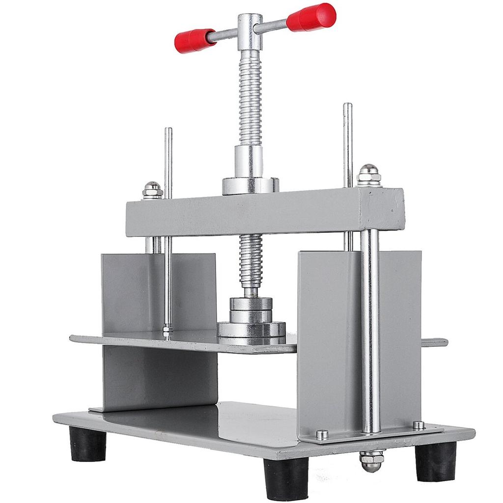 Manual Paper Press Machine, 12x8.6 inch for A4 Sized Papers Flatting Machine, 10cm Thickness Steel Frame Manual Flat Paper Press Machine, Papermaking