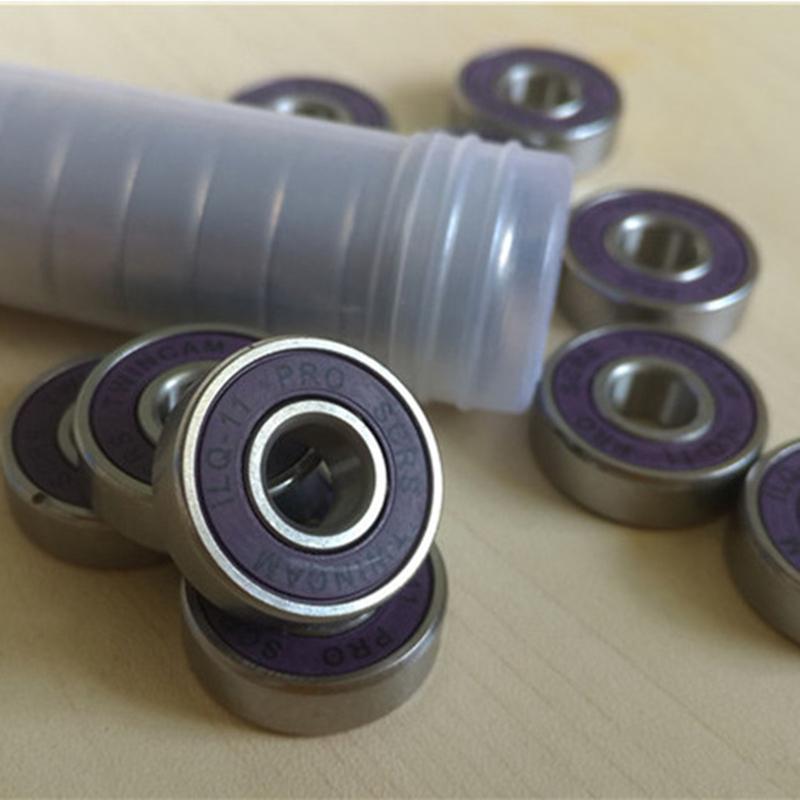 16PCS/set ILQ-11 Skating Bearings Deep Groove 608ZZ 8X22X7mm Chrome Steel Skates Bearings ABEC-11 Slalom Sliding