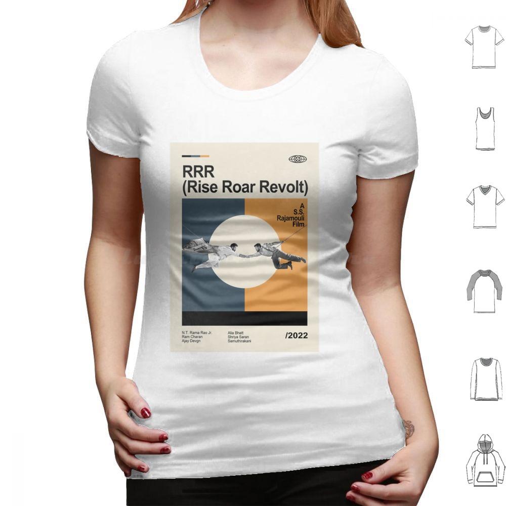 Rrr Rise Roar Revolt Movie T Shirt Big Size 100 Cotton Rrr National Forest Telugu Ntr Rrr Movie Tollywood Bollywood Ram