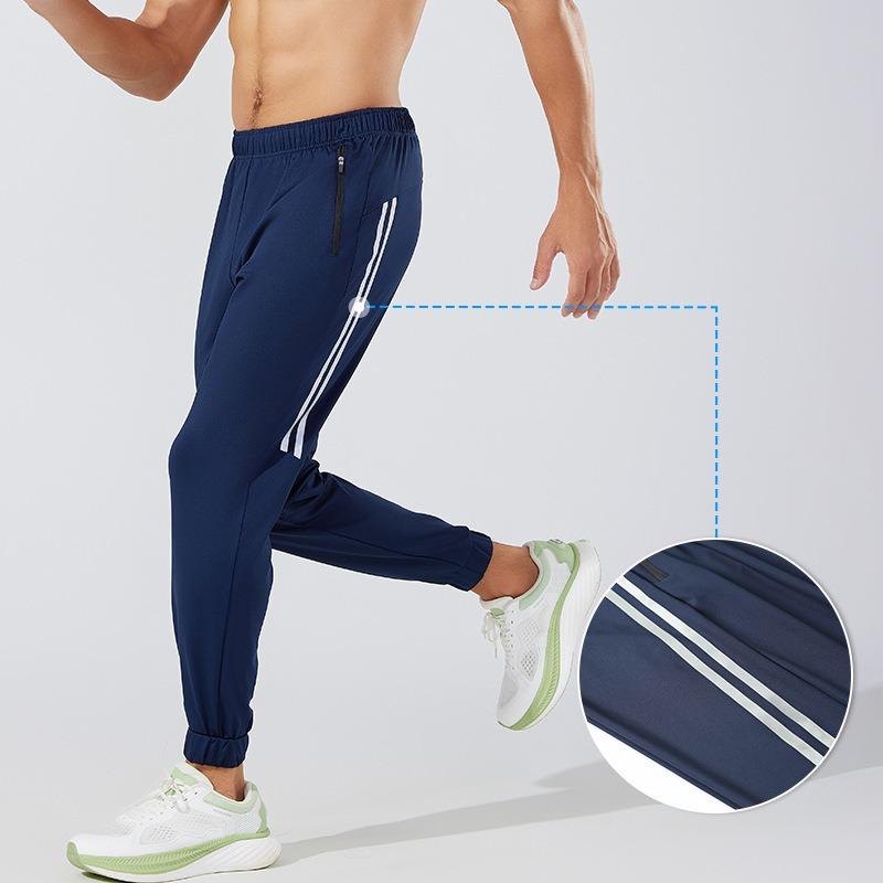 Осенне-зимние новые мужские повседневные спортивные брюки с несколькими карманами для бега