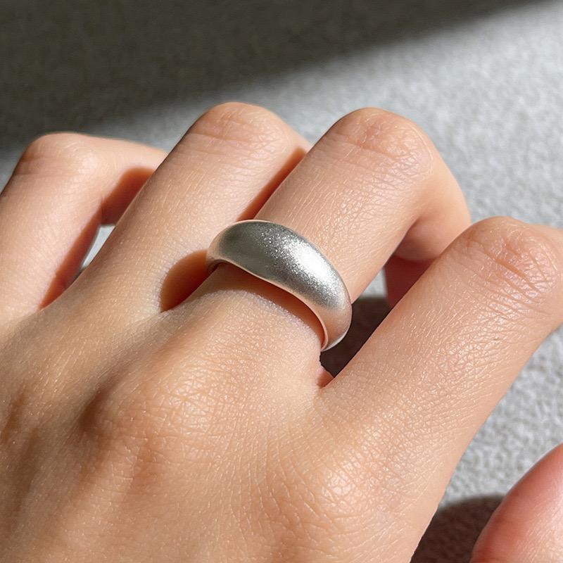 925 Sterling Silver Rings for Women Men Couple Minimalist Handmade Sparckling Narrow Ring Party Jewelry Gift Prevent Allergy