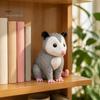 Причудливые фигурки животных для крыльца, 3D-печатная фигурка опоссума, милая сидящая статуэтка, декоративные поделки из PLA-опоссума для помещений и улицы, настольный декор,