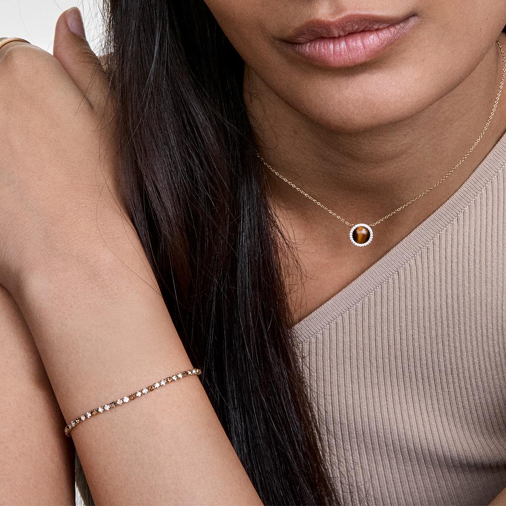 Daniel Wellington Классический теннисный браслет Соты Кубический теннисный браслет дружбы