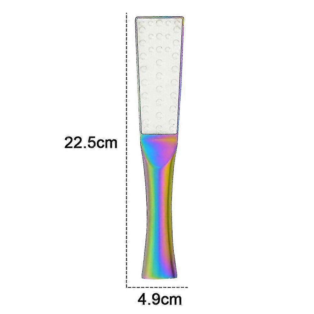 Double-sided Scrubs Less Steel Foot Rasp Dead Skin Callus F -