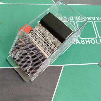 Акриловый башмак для блэкджека для эффективного сброса игральных карт