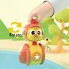 1pc Cartoon Chicken Rooster Spinner, Kids Educational Toy, Baby Crawling Soothing Slider, Press Activated Plastic Plaything for Toddlers