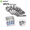 8Pcs Dental Implant Bone Trephine With Bur Disinfection Holder For Handpiece Surgical Instrument Implant Drill